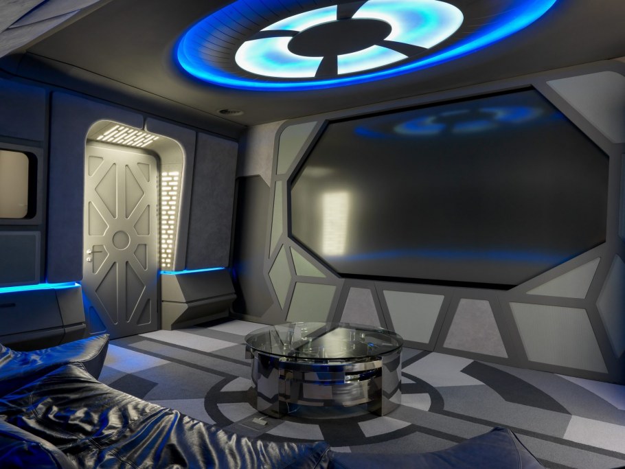 Интерьер космического корабля