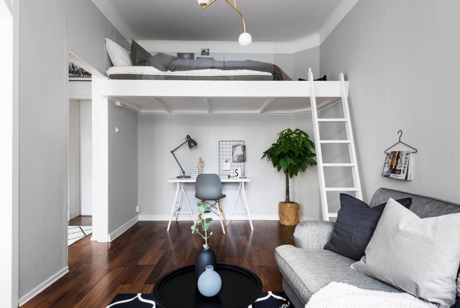 Двухуровневая спальня