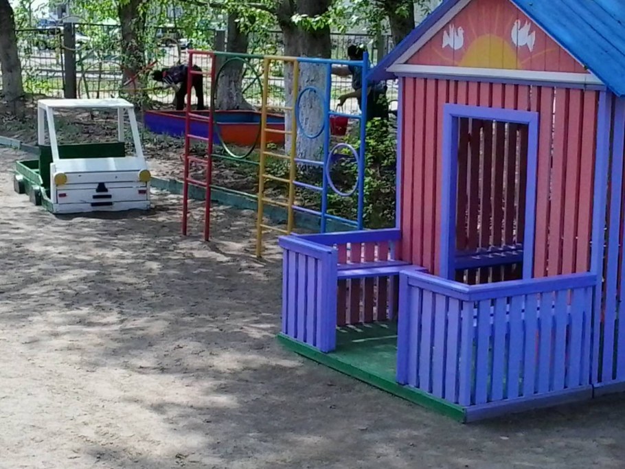 Песочница в детском саду