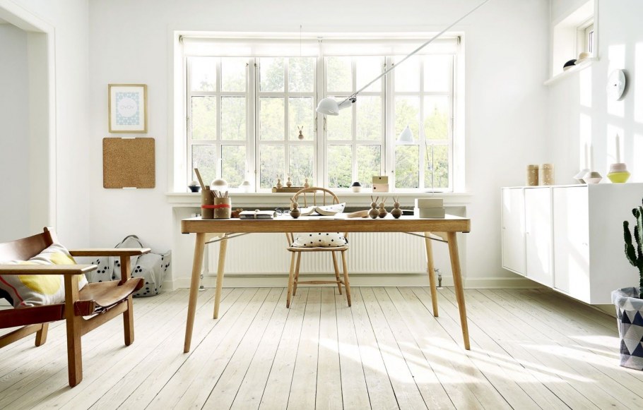 Пол в стиле Сканди