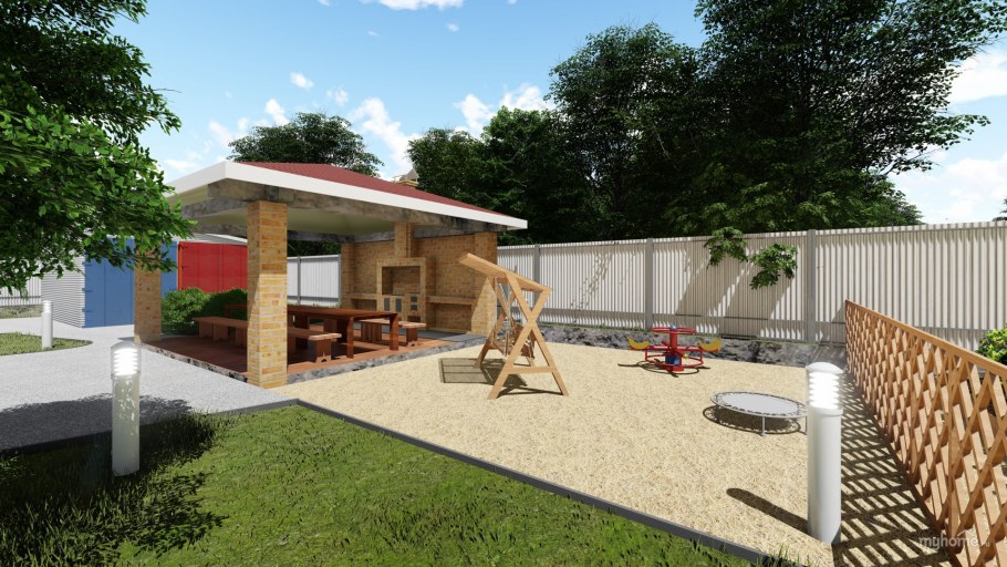 Ландшафт въездной группы