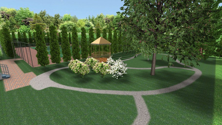 Озеленение зоны отдыха