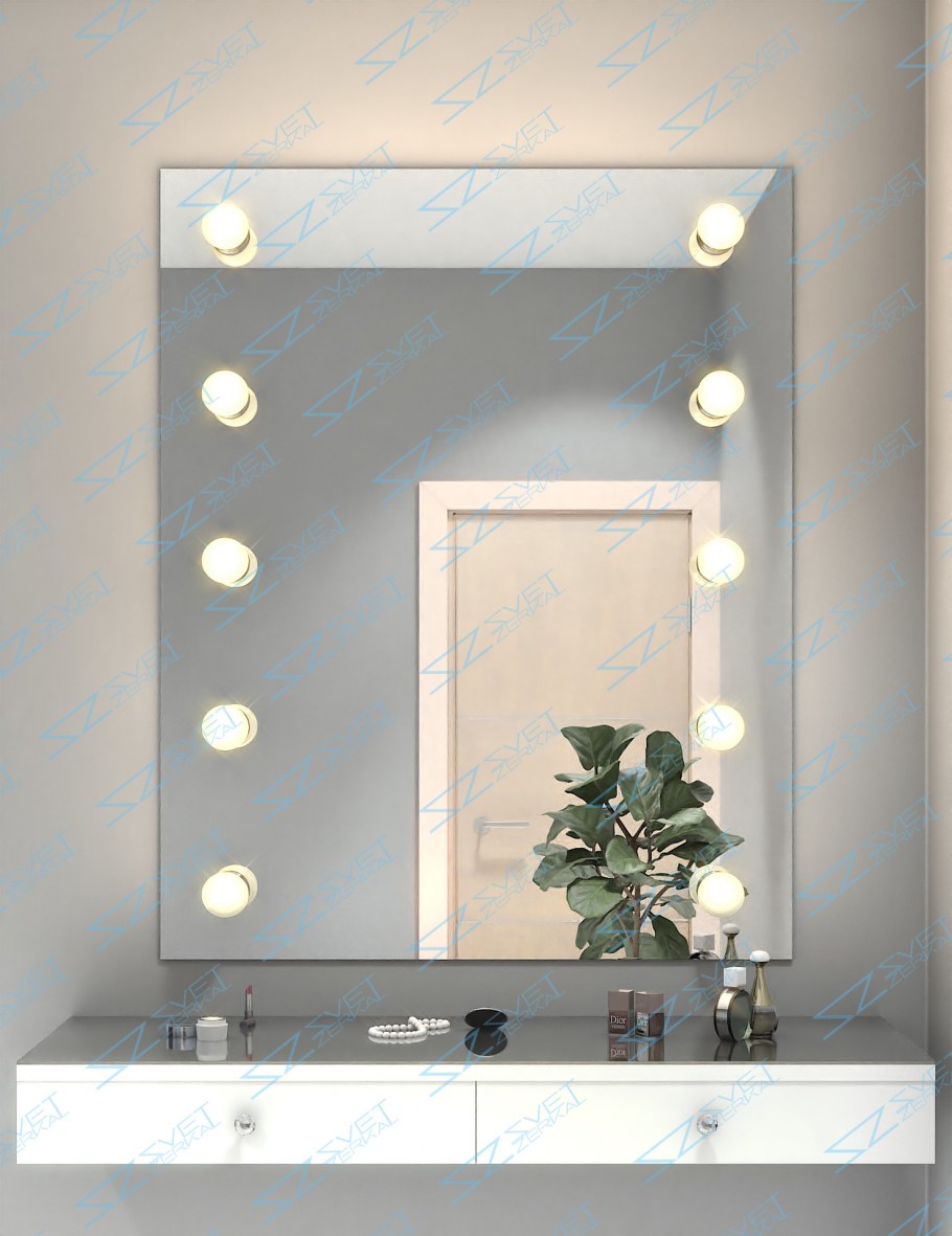 Подсветка для зеркала в ванной