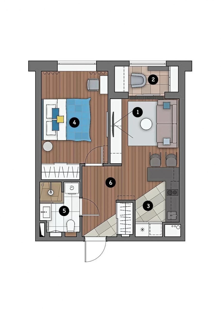 Дизайнерские планировки квартир