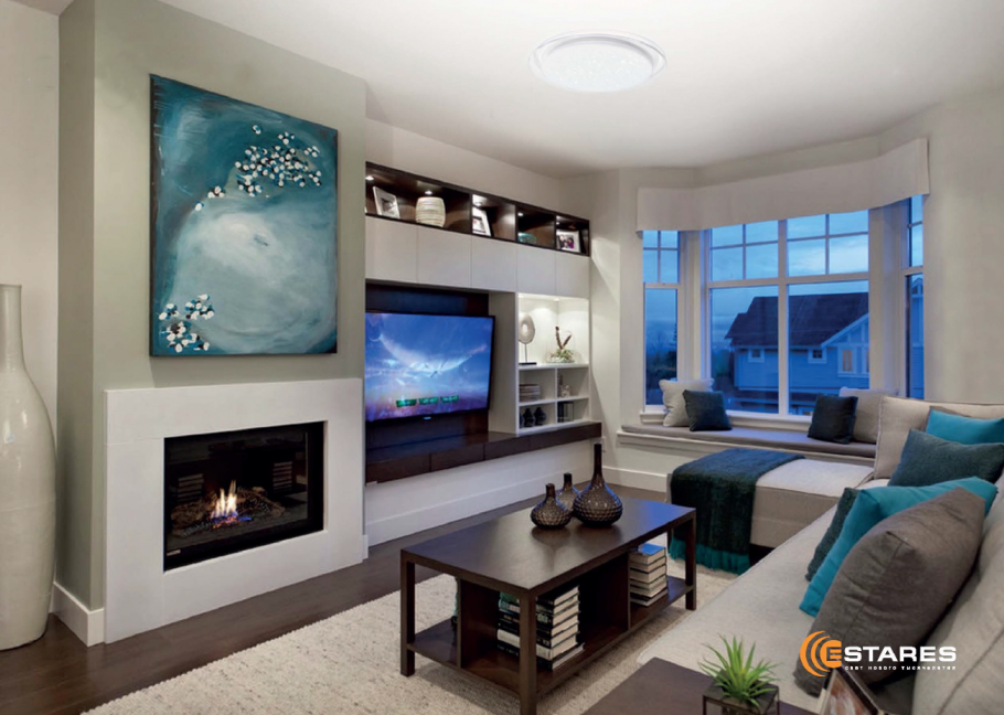 Перегородка с телевизором