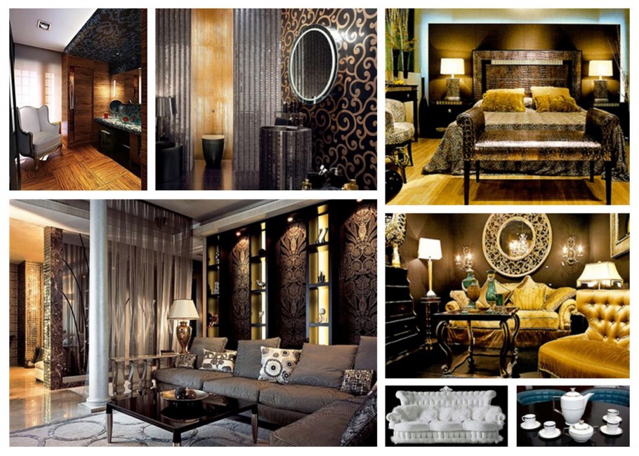 Мудборд ар деко стиль