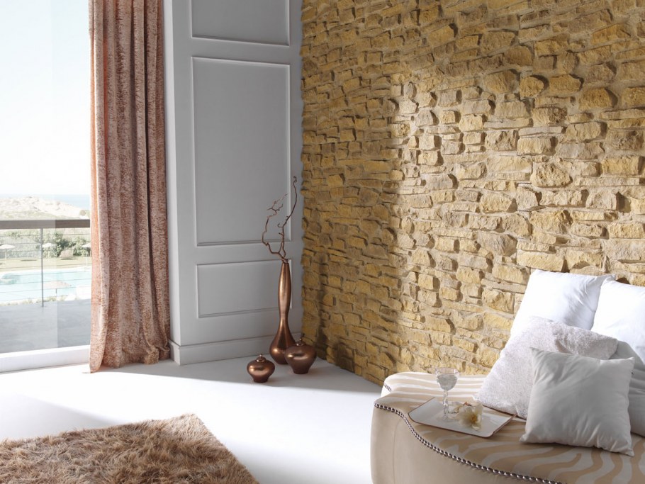 Декоративные стеновые панели под камень