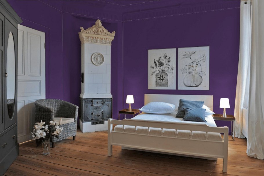 Холодные цвета в интерьере