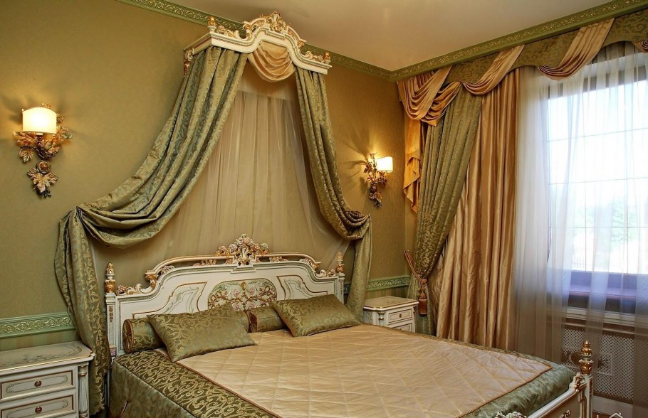 Шторы в дворцовом стиле