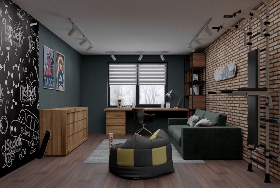 Брутальная комната для подростка