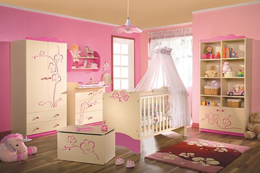 Круглая детская комната