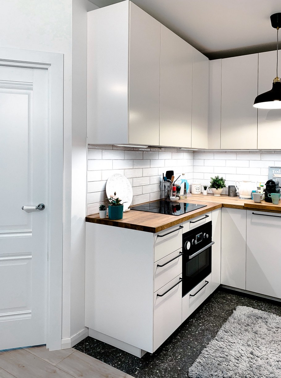 Кухня икеа белая 3 метра