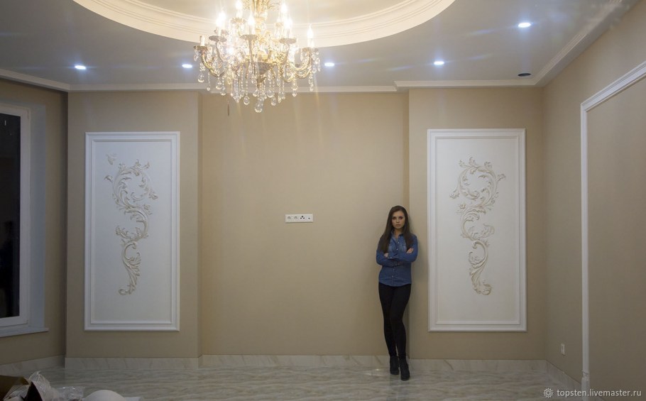 Фотообои флизелиновые Design Studio 3d барельеф женщина в шляпе 3х2.7м