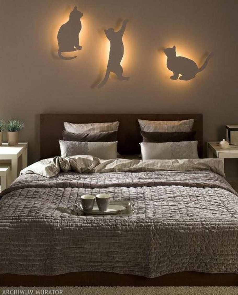 Изголовье кровати из досок