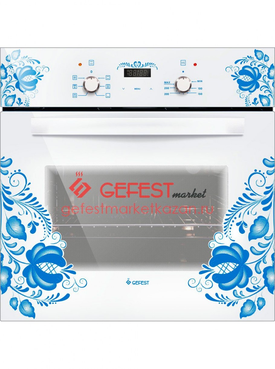 Кухня с голубыми фасадами