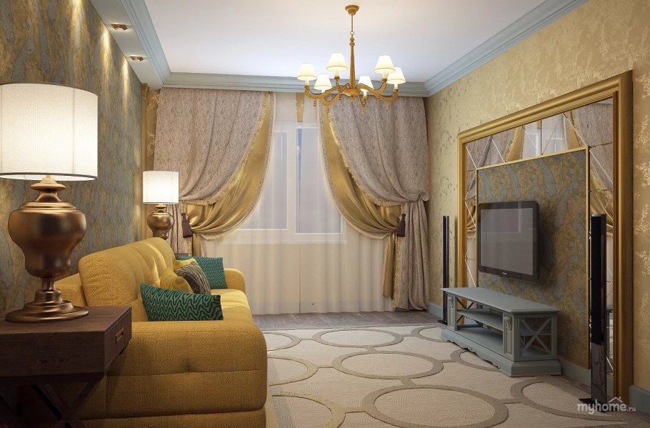 Кремовый цвет в интерьере