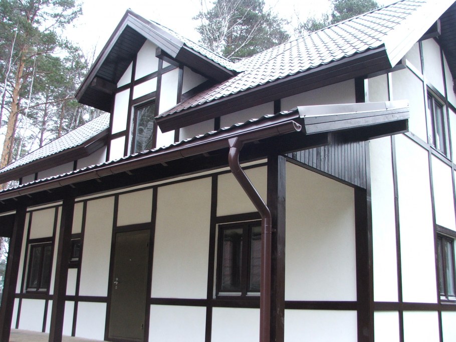 Фасад ЦСП фахверк