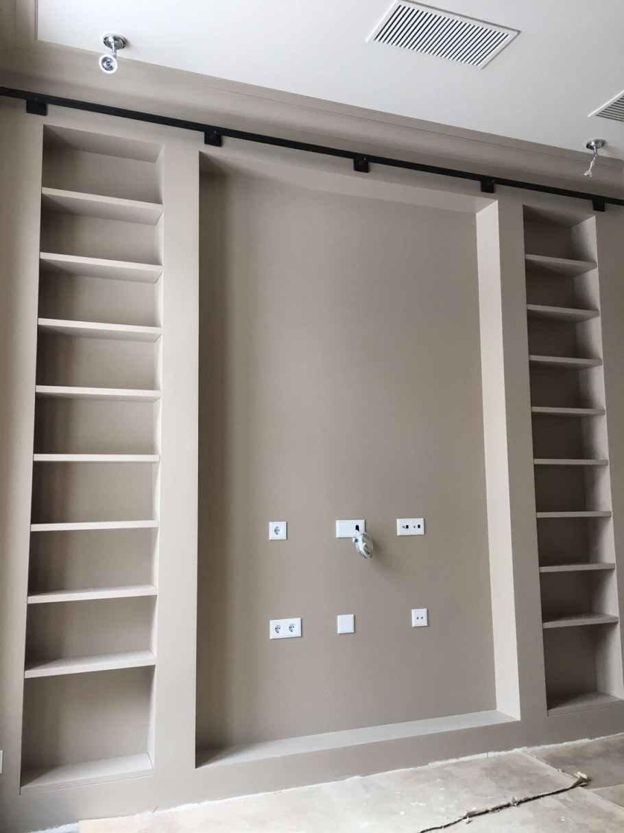 Ниша под телевизор с подсветкой