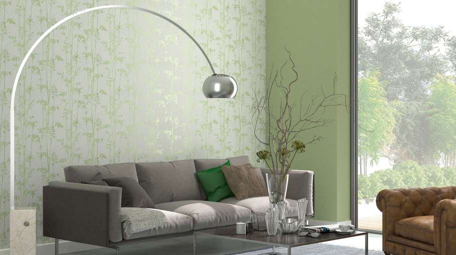 Оттенки зеленого в интерьере