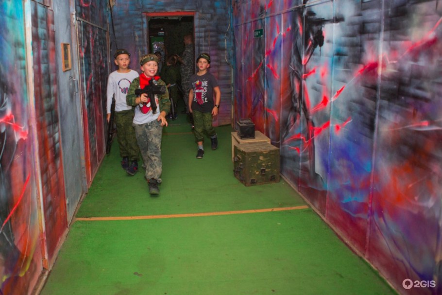 Лазертаг для детей в помещении