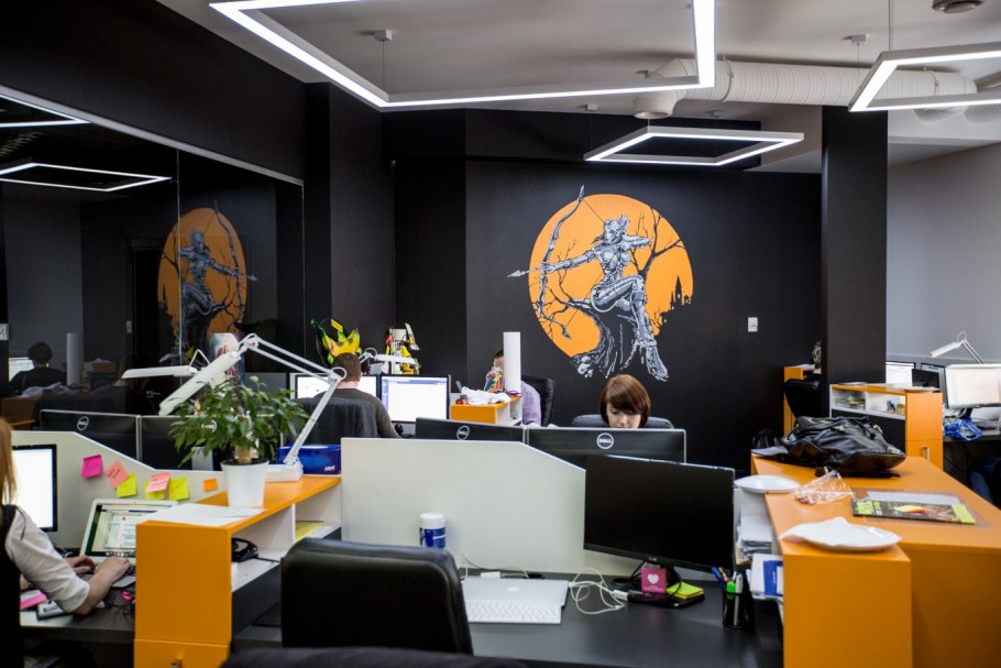 Креативный интерьер офиса