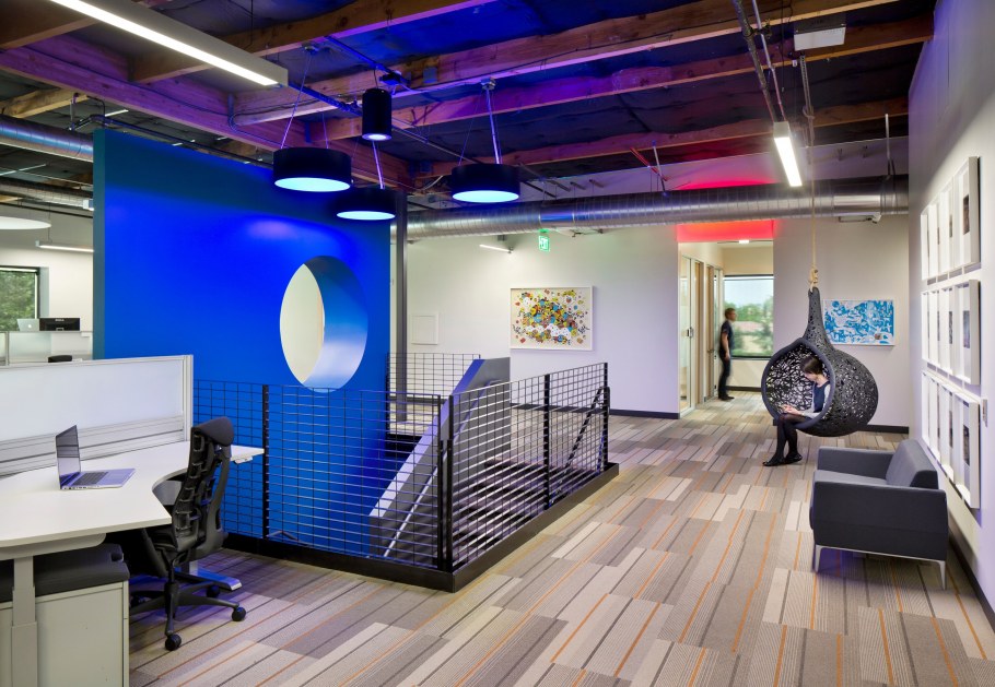 Офис it компании интерьер