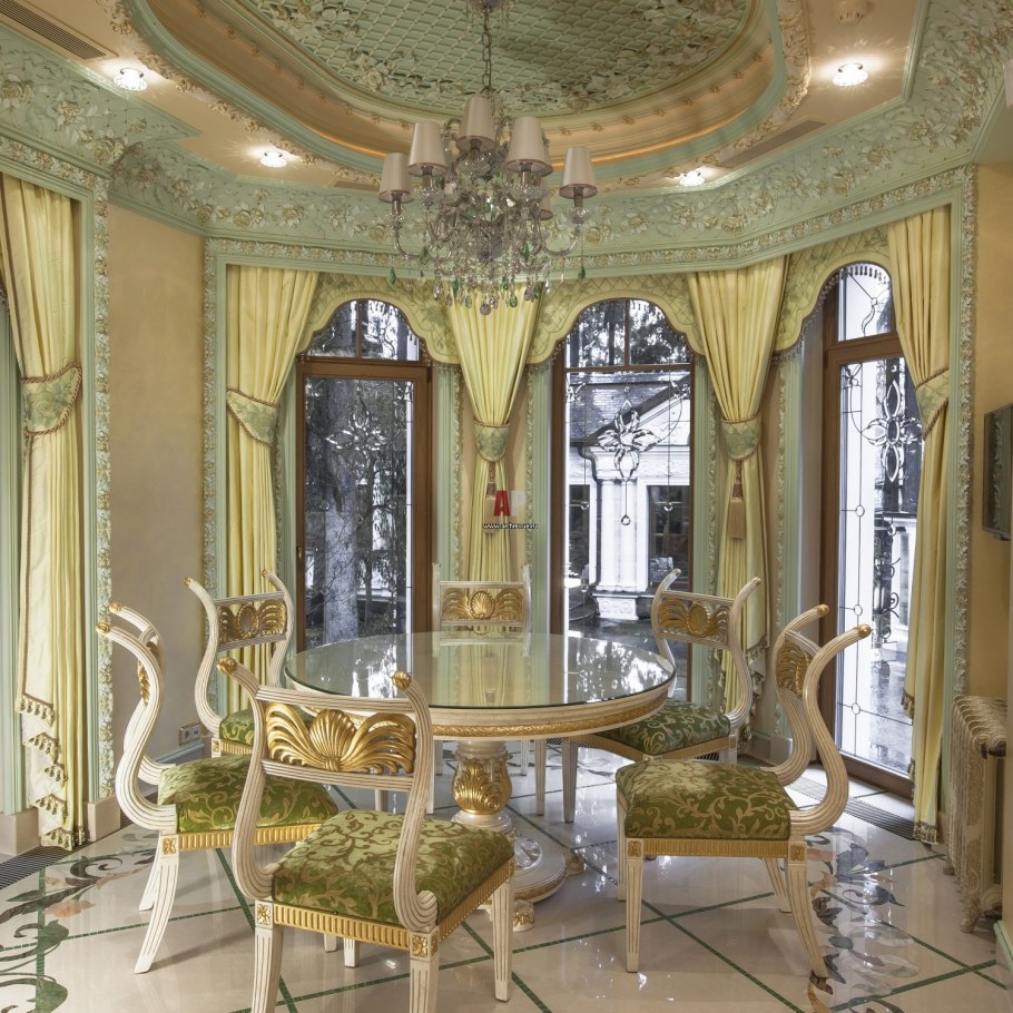 Роскошные гостиные в дворцовом стиле