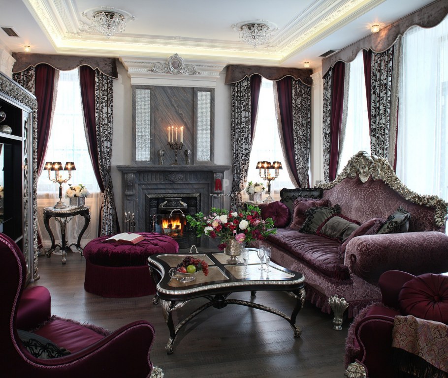 Гостиная в стиле рококо Барокко