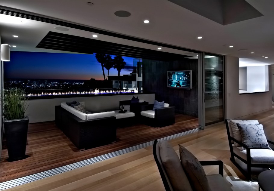 Шикарная гостиная Хай тек