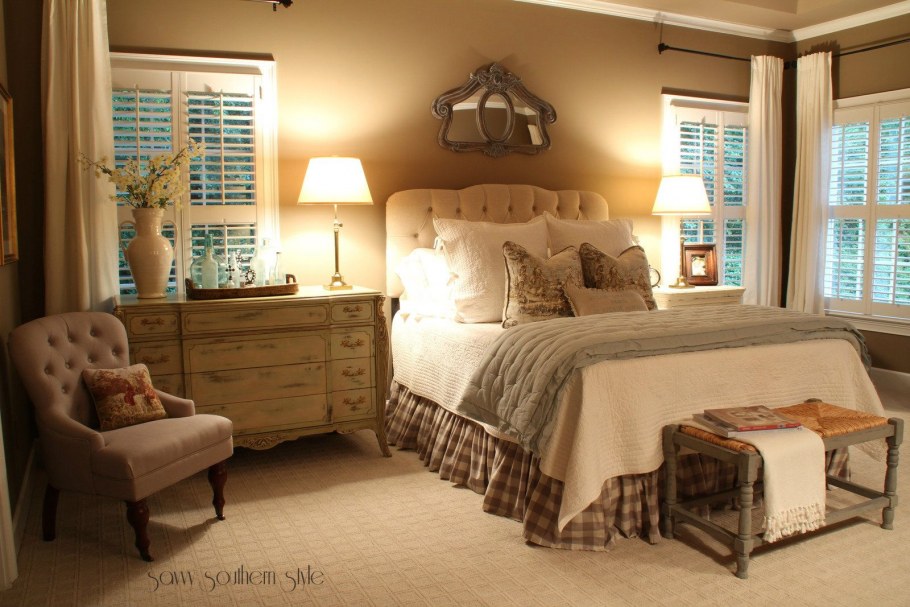 Средиземноморский стиль в интерьере спальни