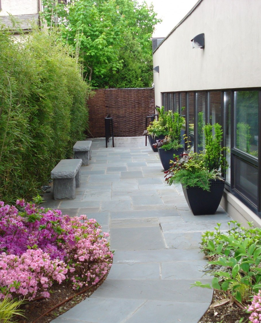 Ландшафт узкого участка