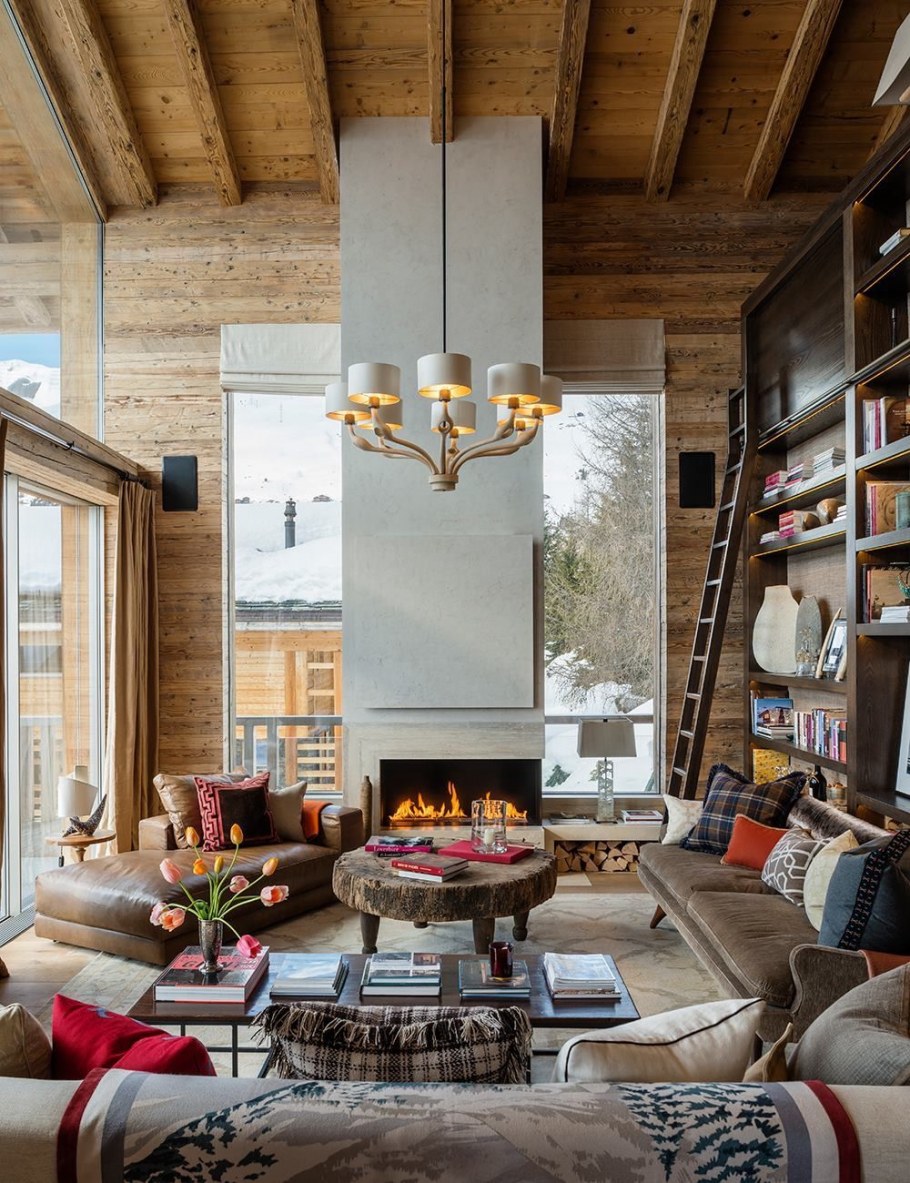 Альпийские домики в Швейцарии