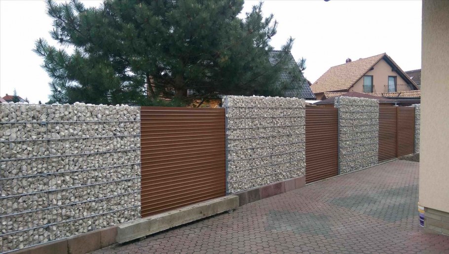 Забор габион ДПК