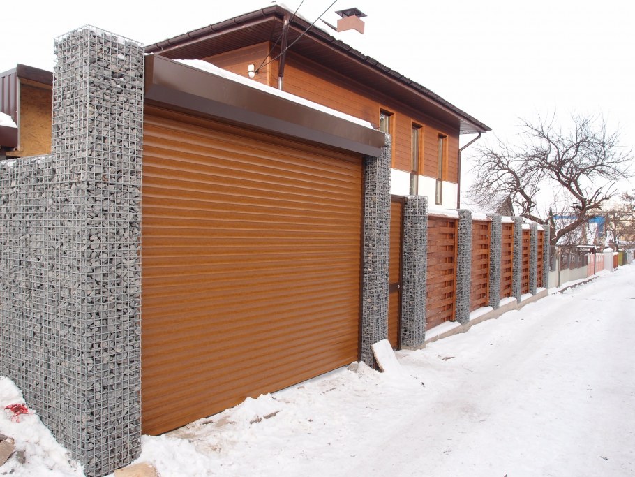 Габион для забора снизу