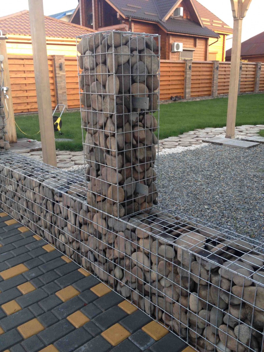 Габионовая изгородь