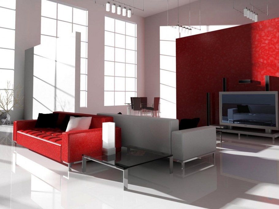 Хай тек мебель в интерьер