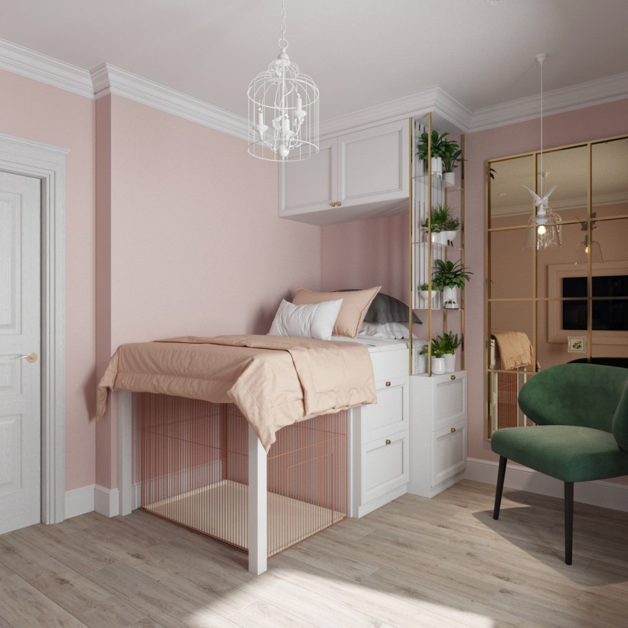 Мебель в пастельных тонах