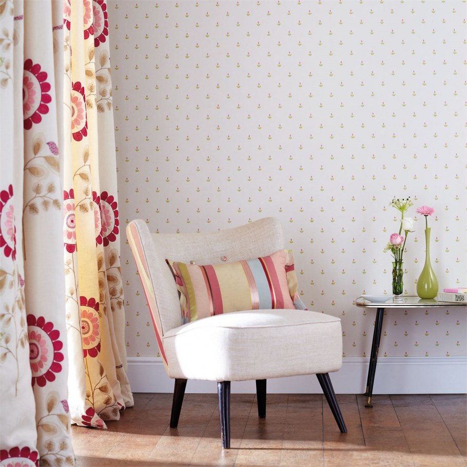 Обои в стиле Прованс для спальни