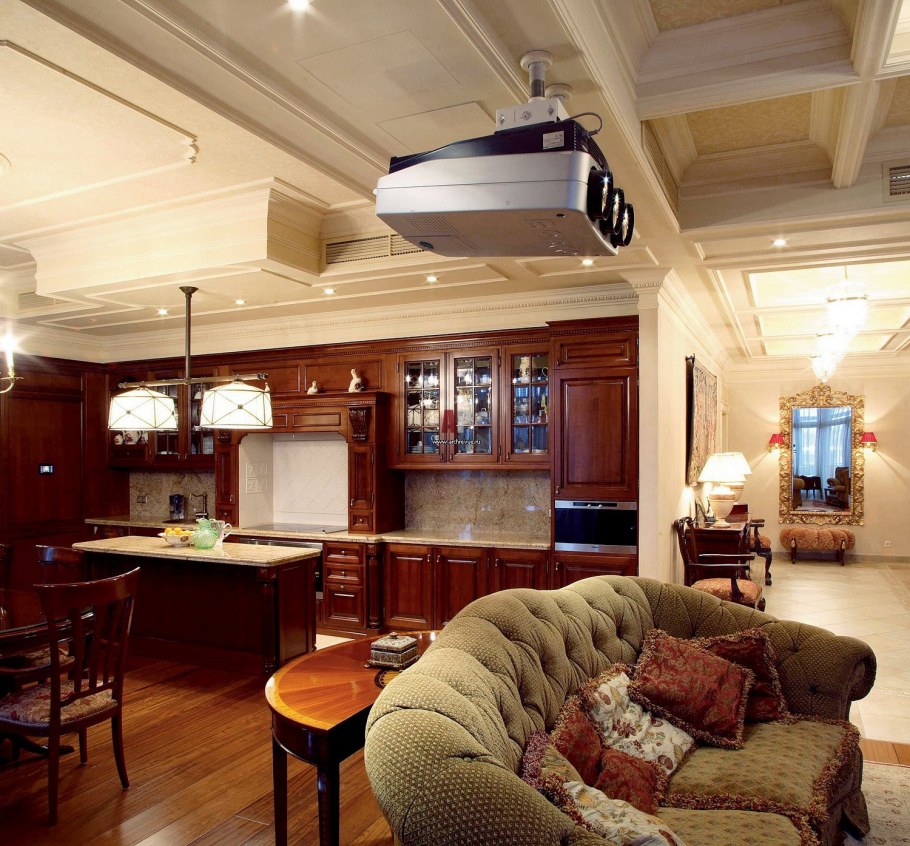 Кухни - гостиные в английском стиле