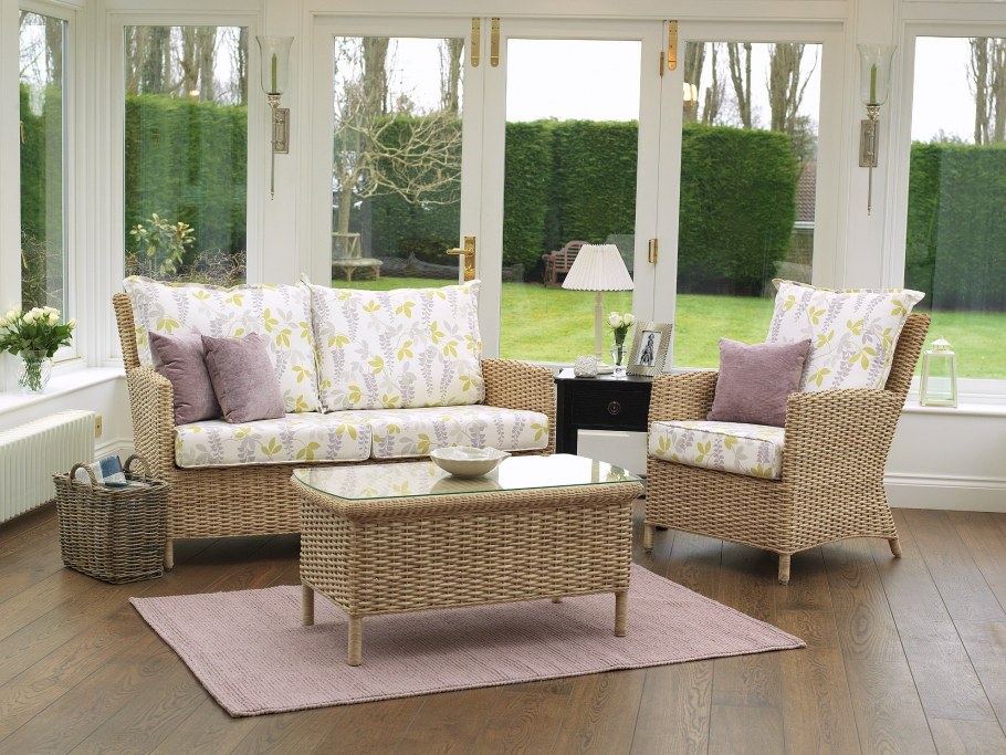 Ротанговая мебель в интерьере