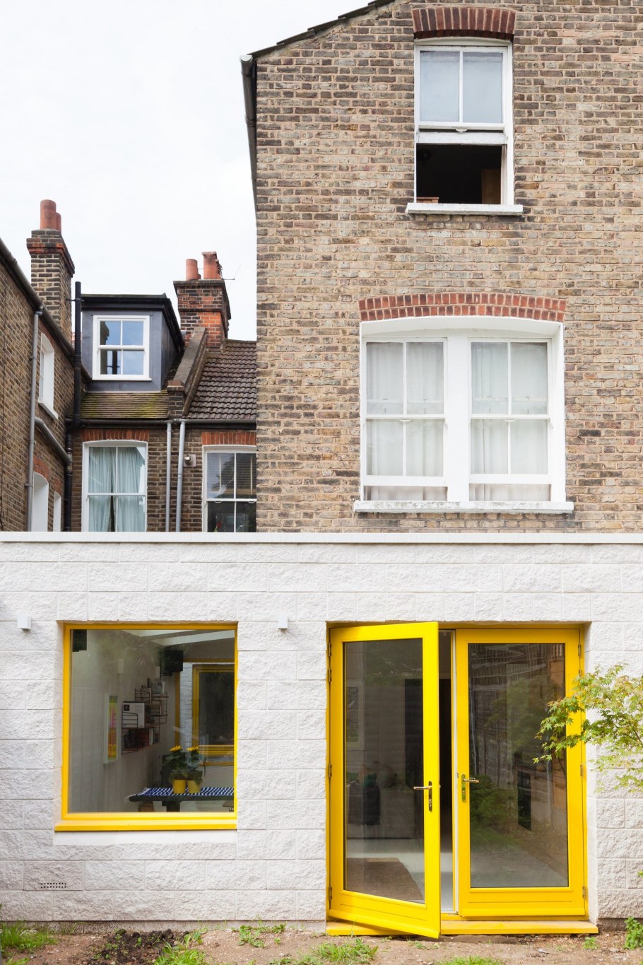 The aesthetic Yellow House Exterior