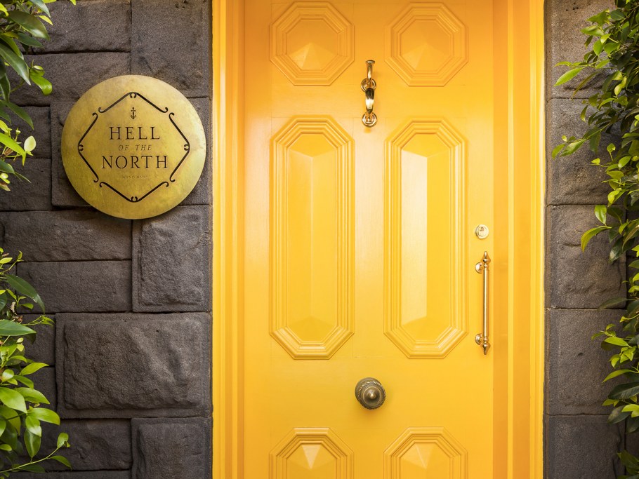 Цветные входные двери