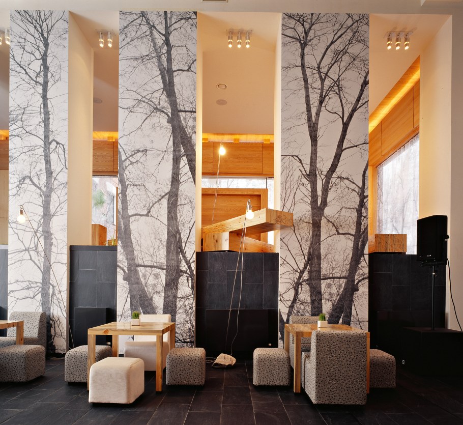 Столб в интерьере