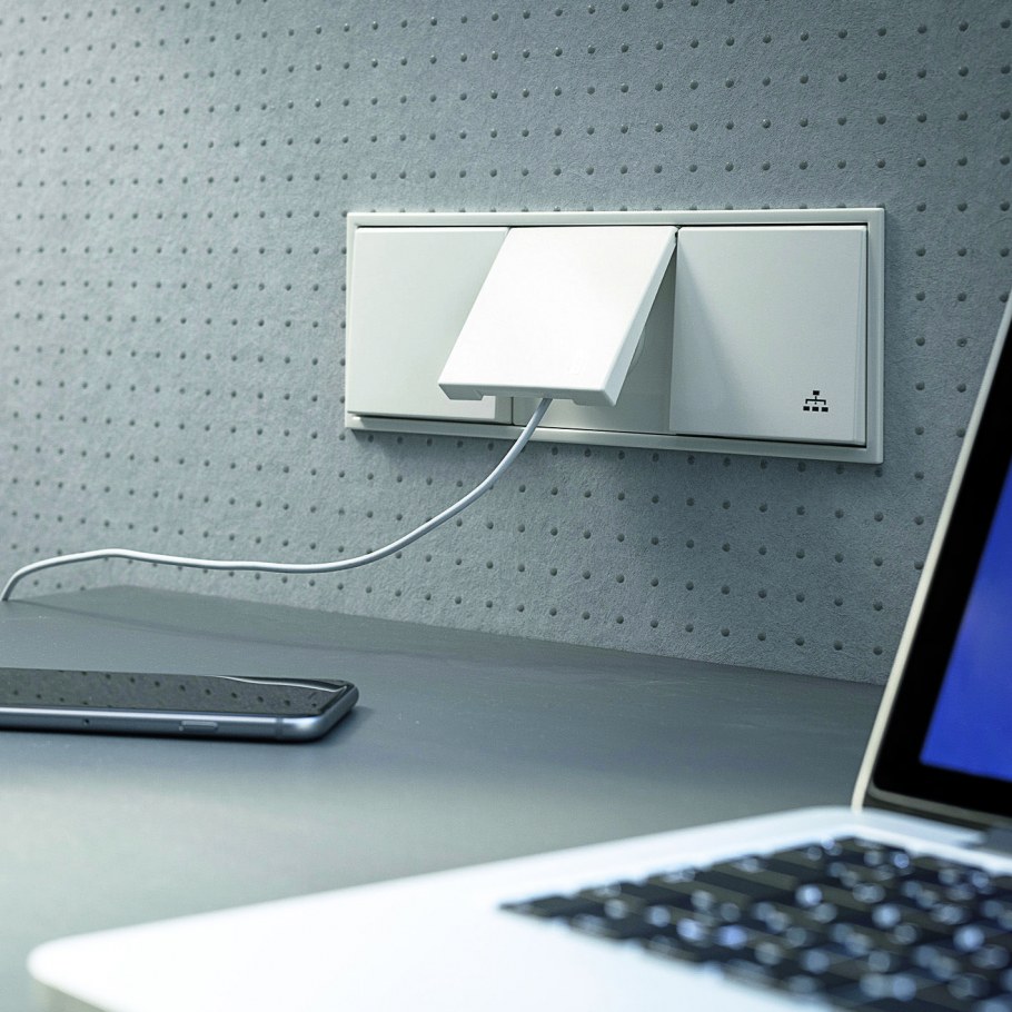 Розетка с заземлением wl10-SKG-01-ip20 Werkel