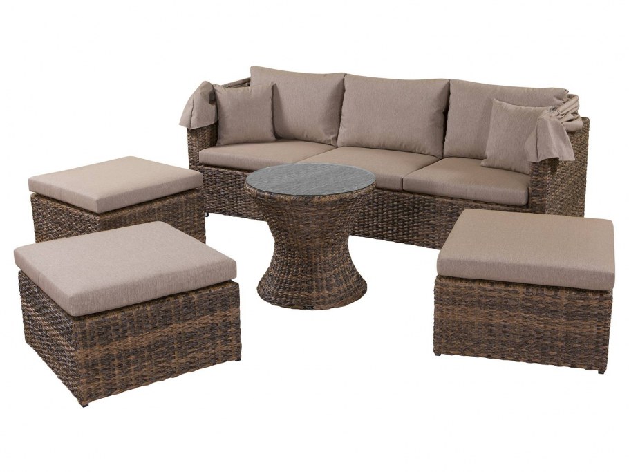 Комплект мебели из искусственного ротанга лаунж-l Lounge-l