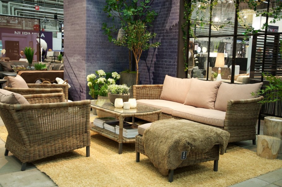 Brafab плетеная мебель диван