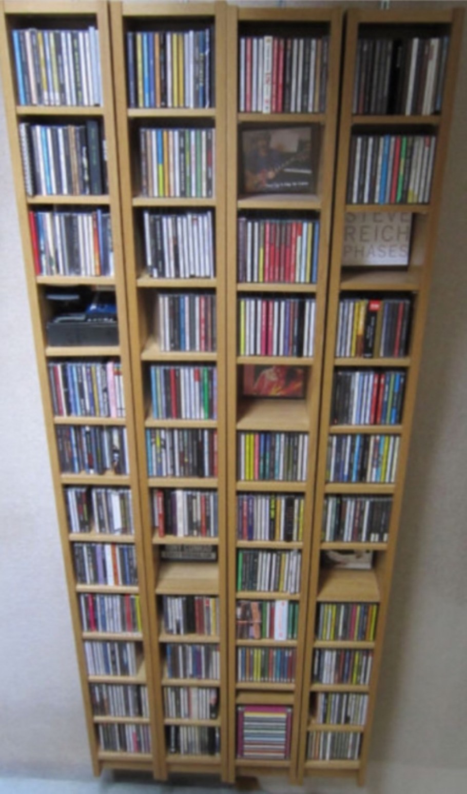 Стеллаж Билли белый 40x28x202