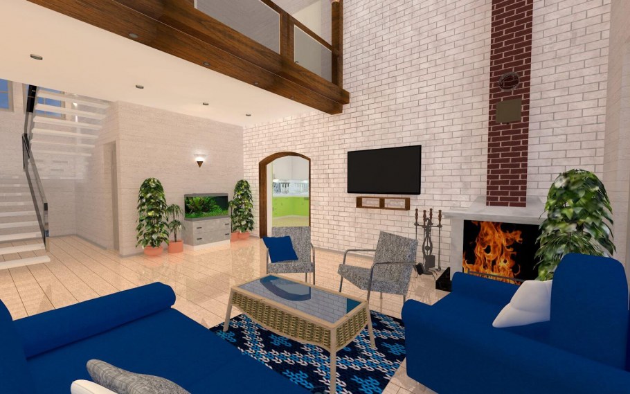 Интерьер СИП дома