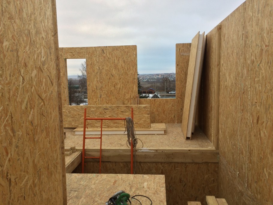 СИП панели внутри