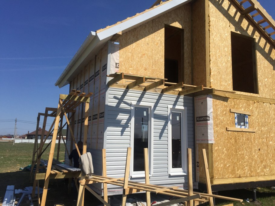 Отделка домов из СИП